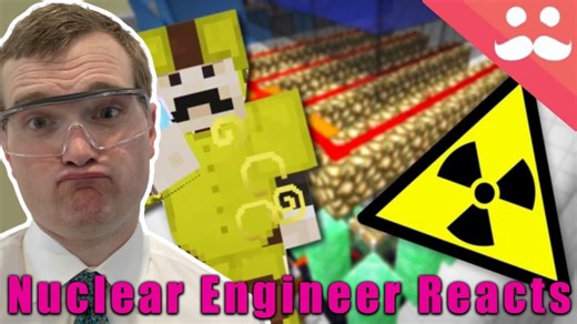 Nuclear engineer reacts to building a nuclear reactor in Minecraft