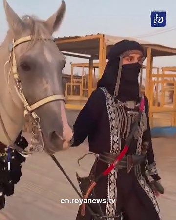 131K views · 6.1K reactions | Saudi equestrian and certified mounted archery trainer Noura Al-Jabr demonstrates her mounted archery and sword fighting skills at a training center in Dammam, the capital of the Eastern province. https://en.royanews.tv/ Source: AFP | Roya News English | Facebook