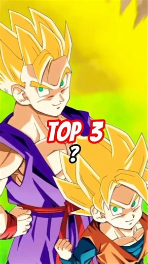 Which Of Gohan's Transformations Does Goten Like ? #dbz #dbs #anime #shorts