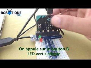 Allumer 2 LEDs par les boutons du Micro:bit