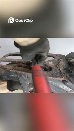 Restoring a Rusty Motorcycle Frame Grinding and Cleaning Secrets!