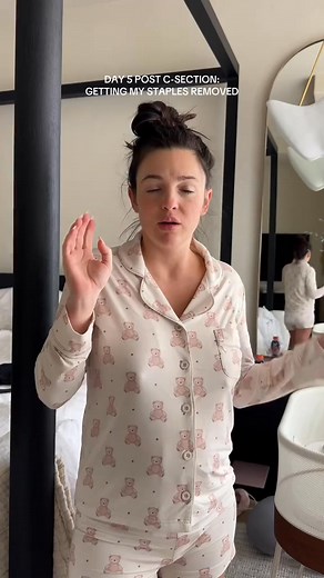 Day 5 post C-section: getting my staples taken out#postpartumrecovery #csectionmom #csectionrecovery #csection #newborn #postpartumjourney #postpartum #MomsofTikTok | View From Windows