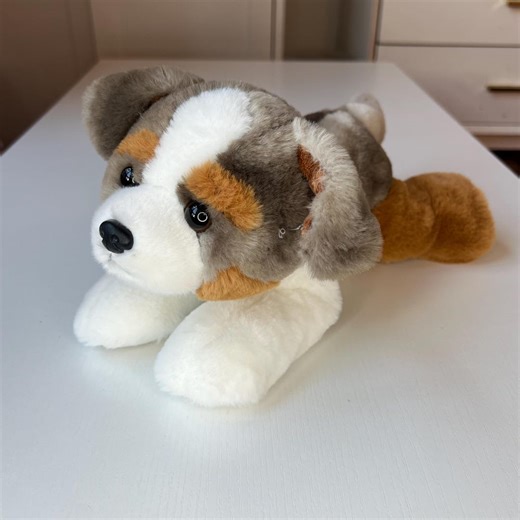 Australian Shepherd Blue Merle Puppy Plush ULTRA SOFT Aurora World “flopsie Arlo” Stuffed Dog ESSA - Etsy