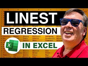 Excel - Master Forecasting in Excel: Learn the Power of the LINEST Function! - Episode 622