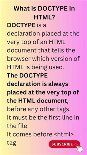 Top HTML Interview Questions 💻 | Quick Answers for Freshers