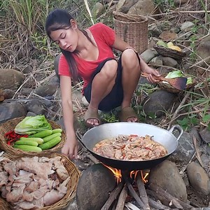 4.6M views · 33K reactions | Cooking Pork Stomach & Yummy Delicious for my lunch #cooking #pork #yummyfood #deliciousfood #foodie #lunch | My Natural Food Jungle | Facebook