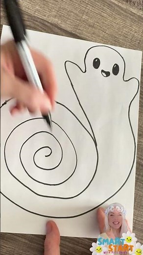 Spinning Ghost Craft for Kids | Easy Halloween Paper Craft #halloweencrafts