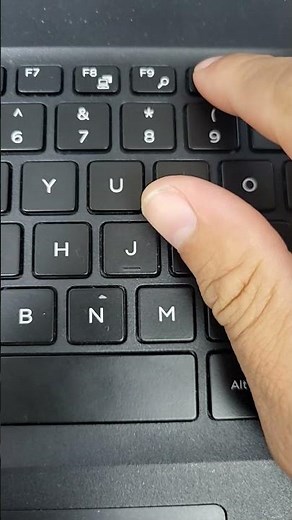 How to turn on the keyboard on a Dell laptop