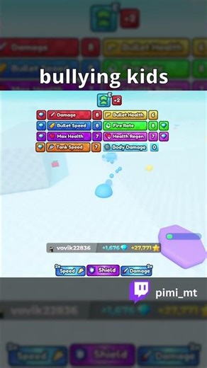 DIEP.IO BUT ON ROBLOX | ROBLOX | #roblox #gaming #shorts #diepio #tankgame