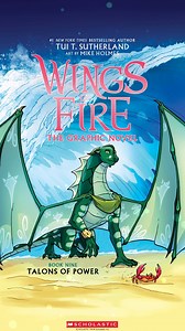You've waited. You've wondered. Now it's here! The official cover of Wings of Fire # 9 Graphic Novel: Talons of Power by Tui T. Sutherland, illustrated by Mike Holmes, has arrived—and it's pure fire 🔥🐉 Pre-order your copy ➡️ https://bit.ly/3TJ9qRZ Available everywhere 12/30. | Scholastic