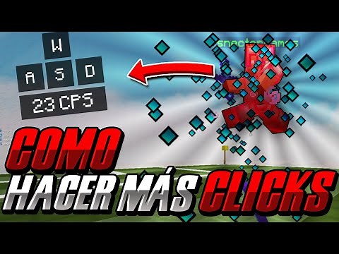 COMO HACER MAS CLICKS POR SEGUNDO EN MINECRAFT PVP 1.8 2021 LAS MEJORES FORMAS PARA HACER CLICKS +20