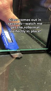 142K views · 522 reactions | Glass comes out in seconds—watch me get the rollermat perfectly in place! #saltwateraquarium #redsea #reefmat #sump #ReefTank | SaltwaterAquarium.com | Facebook