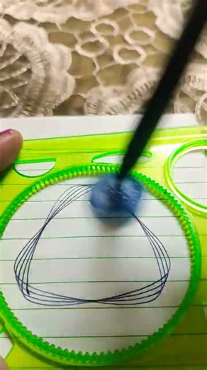 spirograph easy drawing satisfying short magic ruler How to make viral videos using YouTube fyp toys