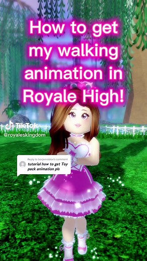 How to Change Your Walk Animation in Royale High