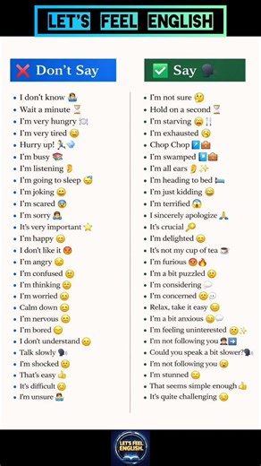 Instead of saying repeated sentences say these.🤩🤩|| #shorts