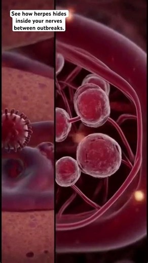 Genital Herpes Explained in 3D 🧬 | Watch How HSV Hides Inside Your Nerves