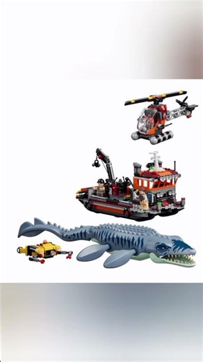 Brand New Jurassic World Lego 2026 Mosasaurs Set Revealed #fypviral #dinosaur