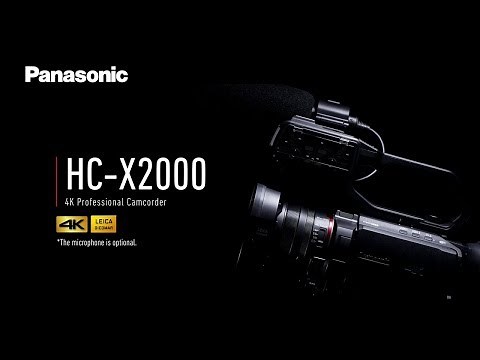 Panasonic 4K 60p Professional Video Camcorder HC-X2000