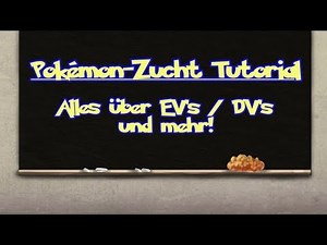 Pokémon-Zucht Tutorial (EV / DV) - Vom Baby zum Turnier-Pokémon [German]