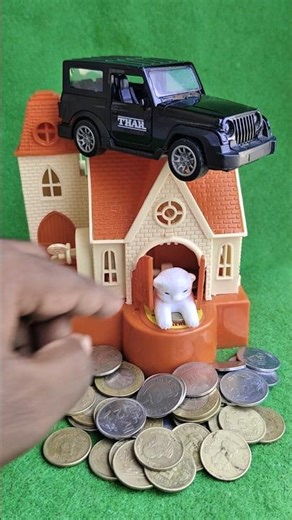 (ST-1072)"😱 Cutest Piggy Bank House Eats Papy! 🐷💸 Watch This Adorable Scene Unfold!" #shortsviral