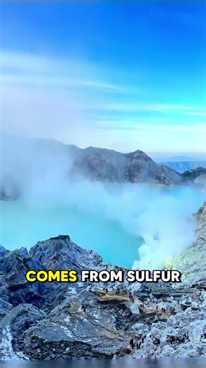 The Truth Behind Indonesia’s Blue Lava #shorts