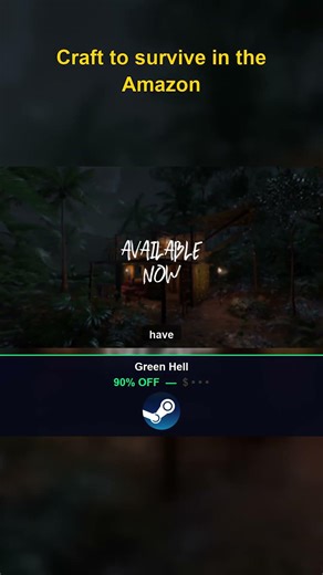 Green Hell 90% Off — Survival