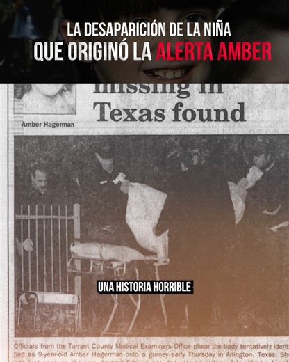 Con mucha tristeza les comparto el caso de la niña que originó lo que hoy conocemos como "Alerta Amber" | Danielnovelo