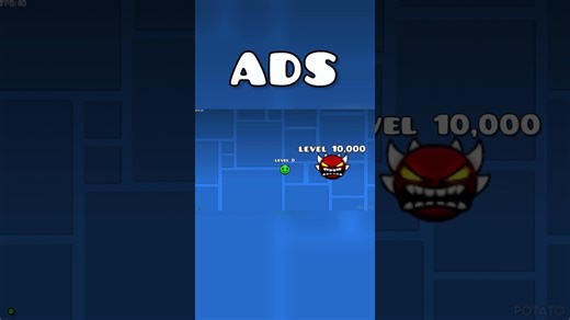 Geometry Dash cringe ad be like #shorts