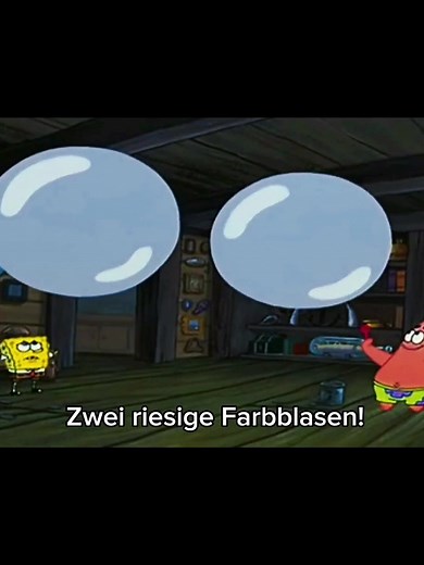 Spongebob and Patrick Paint Giant Bubbles Together
