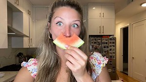 DIY watermelon face mask for glowing skin