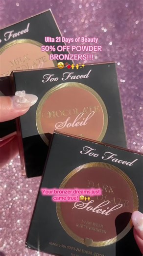 Best-Selling Too Faced Bronzer Sale - 50% Off Today!
