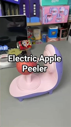 Electric Apple Peeler, Automatic Fruit Peeling Machine, Portable with Detachable Head