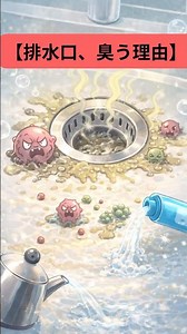 排水口の臭いの原因、これです【知らないと損】