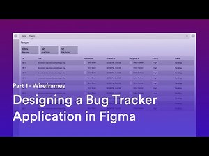 🔴 Designing a Bug Tracker application in Figma | UI | UX