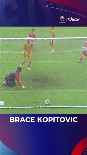 Dua gol Kopitovic sore ini punya pola yang sama ‼️