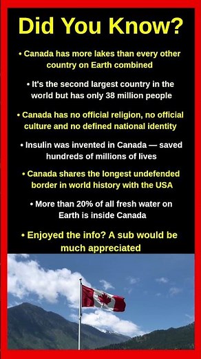 Shocking Facts About Canada That Most People Don't Know 🇨🇦😱