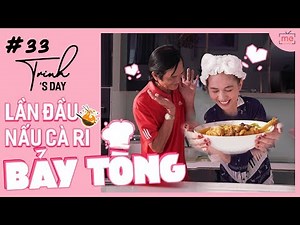 Ngọc Trinh - My Day #33 | Bảy Tòng lần đầu dạy Trinh Nấu Cà Ri Gà | #Stayhome and Cooking #Withme