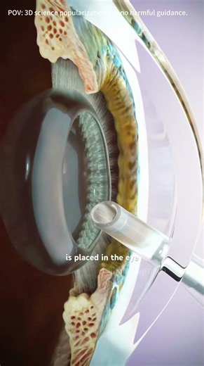 Cataract Surgery 3D Animation #cataract #cataractsurgery #eyecataract #eyecataractsurgery