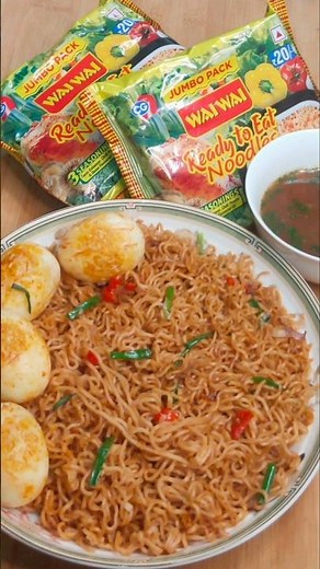 WAI WAI ARTUI KAN LEH SOUP SIAMDAN/ WAI WAI EGG FRY & SOUP RECIPE #wai wai#thingpui hmeh#mizo eisiam