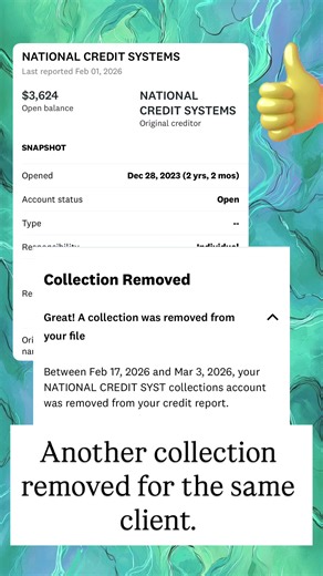 Many clients are seeing real score increases in as little as 30 days. 📈 ✅ Collection removals ✅ Late payment disputes ✅ Credit report corrections ✅ Score improvement strategies 🎁 PLUS a FREE Tradeline during the program Whether you’re trying to: 🏠 Buy a home 🚗 Get approved for a vehicle 💳 Qualify for higher credit limits 📊 Or simply raise your score This program is designed to help you take control of your credit and your future. ⚠️ Spots are limited during this promotion. 📲 Call: 1-833-S