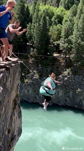 Yikes! Bungee Jump Gone Hilariously Wrong