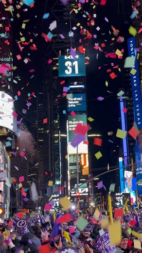 Happy New Year 2026 Times Square, New York City One Times Square #thenycwalkingshow #newyorkcity #newyork #newyear #2026 | The NYC Walking Show