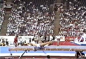 Flashback: 1991 World Championships - Eugenia Popa (ROU) BB Originality, flexibility, and artistry! | International Gymnast Magazine