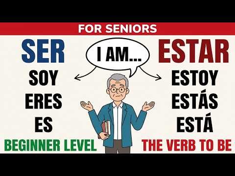 ✅ SER or ESTAR in Spanish ✅ Beginner Level | Learn Spanish