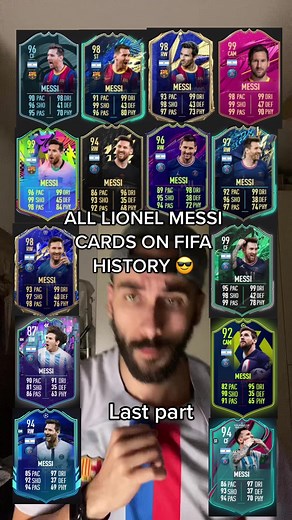 Explore Lionel Messi's Digital Player Cards Collection