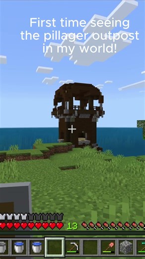 First time seeing a pillager outpost!