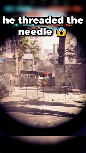 He threaded the needle 😱 #battlefield6