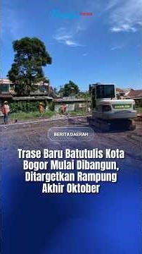 Trase Baru Batutulis Kota Bogor Mulai Dibangun, Ditargetkan Rampung Akhir Oktober