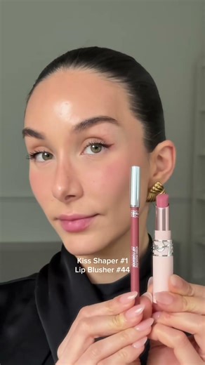 ad Trying the NEW @YSL Beauty Lovenude lip blushers and lip liners#short #shorts melisek 🧸