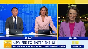 Australians travelling to the UK will now be charged a fee to apply for a digital permit in order to enter the country. #9News READ MORE: https://nine.social/TeT | 9 News